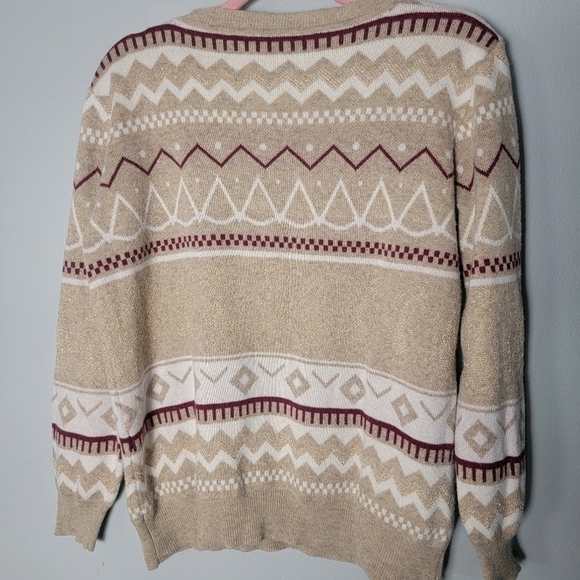 Acrylic vintage sparkle sweater - Picture 3 of 10